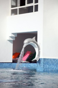 pool fountain