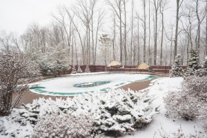 winter pool