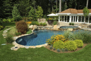 Sunrise Pools & Spas Integrating Swimming Pool Equipment into Landscape