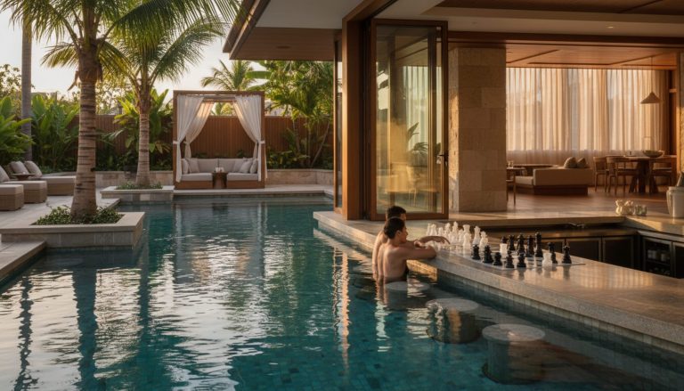 Sunrise Pools Swim-Up Bar